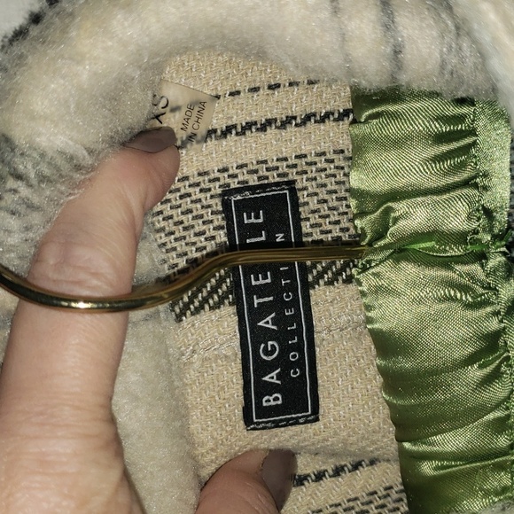 Bagatelle Collection Plaid Print Cropped Jacket Super Soft XS - Picture 6 of 7